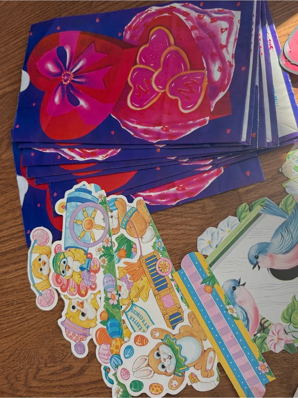 Vintage Valentine’s Day & Easter ephemera / decor